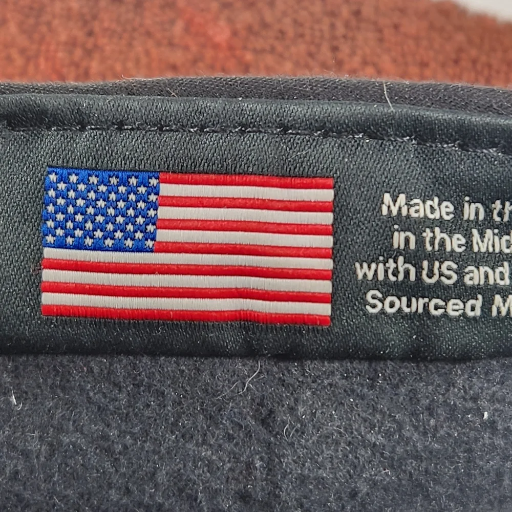 VTG STORMY KROMER Trapper Hat Men's 7 1/4 Red Hunting Wool Plaid Lined Made USA - Picture 8 of 11